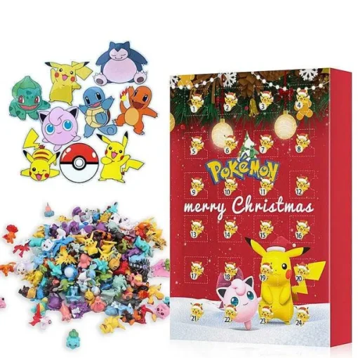 Pkm.store Herbst & Winter-Pokemon Pikachu Adventskalender (Verschiedene Motive)