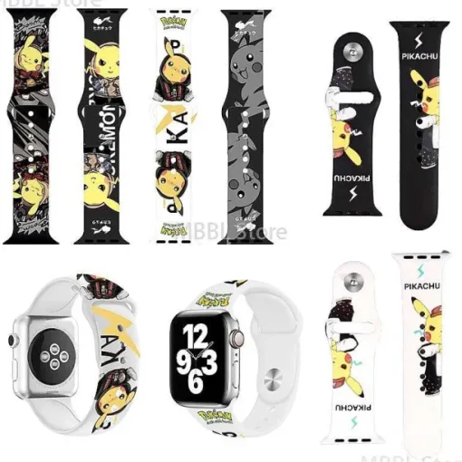 Pkm.store Sonstiges Merchandise-Pokemon Pikachu Apple Watch Armband (40Mm Oder 44Mm)