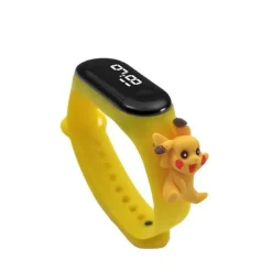 Pkm.store Uhren Und Wecker-Pokemon Pikachu Armband Mit Digital Uhr Fur Kinder