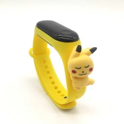 Pkm.store Uhren Und Wecker-Pokemon Pikachu Armband Mit Digital Uhr Fur Kinder