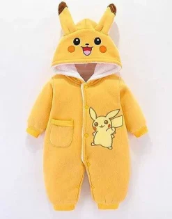 Pkm.store Herbst & Winter-Pokemon Pikachu Baby Strampler