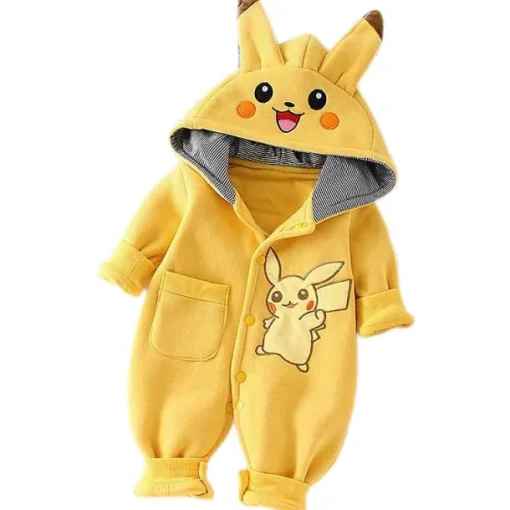 Pkm.store Herbst & Winter-Pokemon Pikachu Baby Strampler