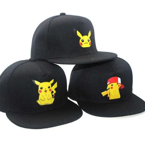 Pkm.store Sommer-Pokemon Pikachu Baseball Cap Mutze (Verschiedene Motive)