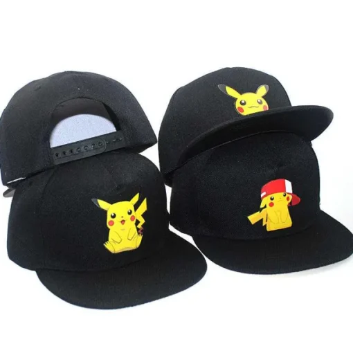 Pkm.store Sommer-Pokemon Pikachu Baseball Cap Mutze (Verschiedene Motive)