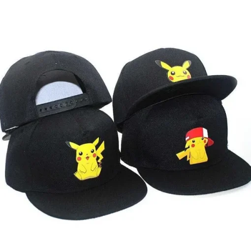 Pkm.store Sommer-Pokemon Pikachu Baseball Cap Mutze (Verschiedene Motive)