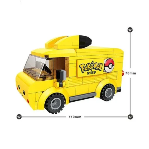 Pkm.store Pokemon Bausteine-Pokemon Pikachu Baustein Spielautos Spielzeug