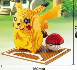 Pkm.store Pokemon Figuren-Pokemon Pikachu Baustein Set