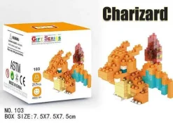 Pkm.store Pokemon Figuren-Pokemon Pikachu, Charizard Etc. Baustein Set (32 Motive Zur Auswahl)