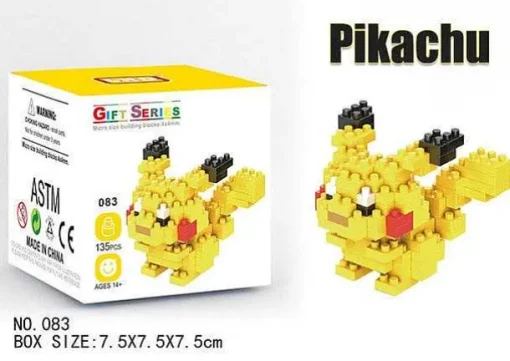 Pkm.store Pokemon Figuren-Pokemon Pikachu, Charizard Etc. Baustein Set (32 Motive Zur Auswahl)