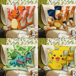 Pkm.store Sonstiges Merchandise-Pokemon (Pikachu, Charmander, Charizard, Bulbasaur) Kissenbezuge
