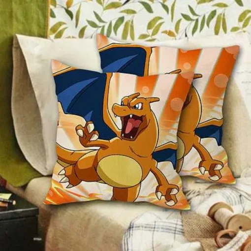 Pkm.store Sonstiges Merchandise-Pokemon (Pikachu, Charmander, Charizard, Bulbasaur) Kissenbezuge