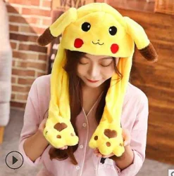 Pkm.store Herbst & Winter-Pokemon Pikachu Cosplay Mutze