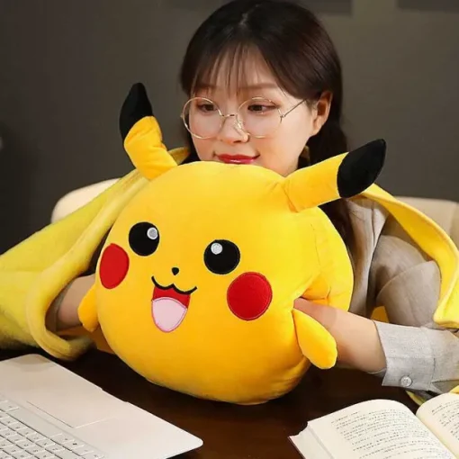 Pkm.store Pokemon Kuscheltiere-Pokemon Pikachu 3D Kuschelkissen