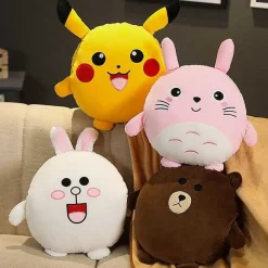 Pkm.store Pokemon Kuscheltiere-Pokemon Pikachu 3D Kuschelkissen