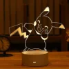 Pkm.store Pokemon Lampen & Nachtlichter-Pokemon Pikachu 3D Led Nachtlampe