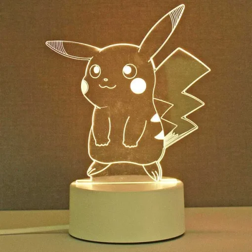 Pkm.store Pokemon Lampen & Nachtlichter-Pokemon Pikachu 3D Led Nachtlampe