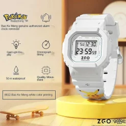 Pkm.store Uhren Und Wecker-Pokemon Pikachu Digitale Armbanduhr