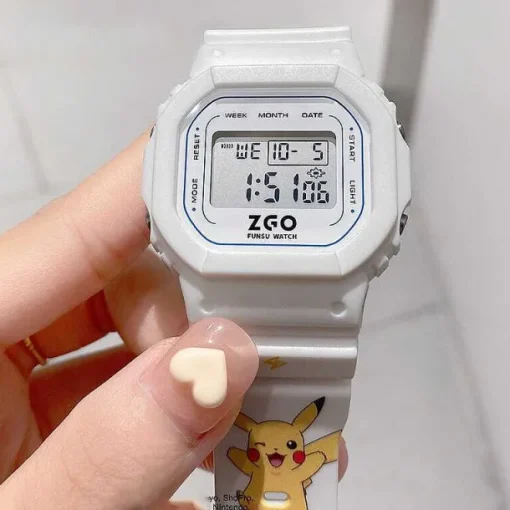 Pkm.store Uhren Und Wecker-Pokemon Pikachu Digitale Armbanduhr