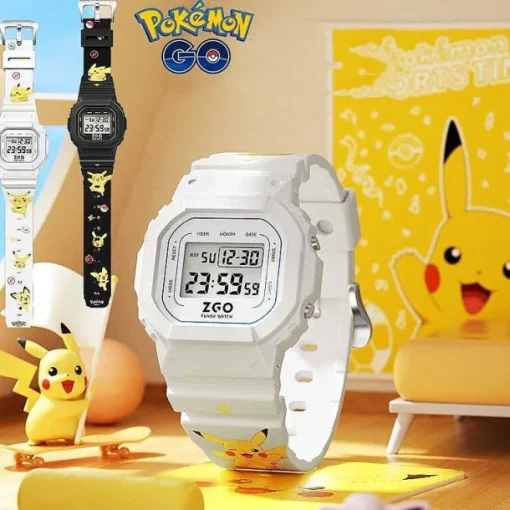 Pkm.store Uhren Und Wecker-Pokemon Pikachu Digitale Armbanduhr