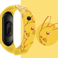 Pkm.store Uhren Und Wecker-Pokemon Pikachu Elektronische Armbanduhr Mit Digital Anzeige