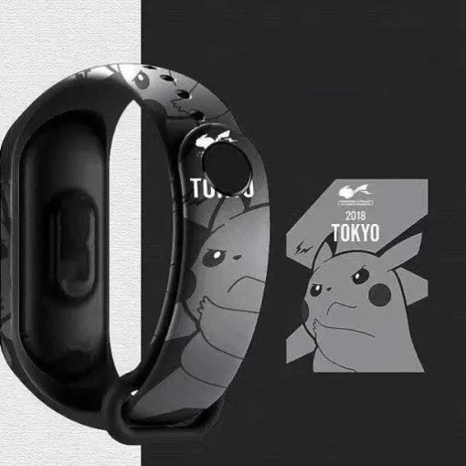 Pkm.store Uhren Und Wecker-Pokemon Pikachu Elektronische Armbanduhr Mit Digital Anzeige