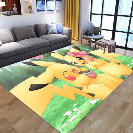 Pkm.store Sonstiges Merchandise-Pokemon Pikachu Flannel Teppich Matte (Verschiedene Motive)