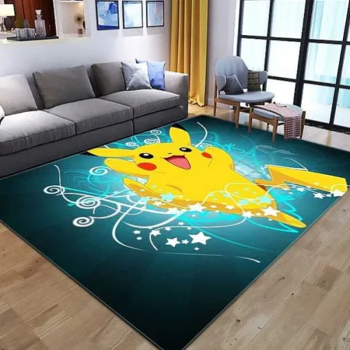 Pkm.store Sonstiges Merchandise-Pokemon Pikachu Flannel Teppich Matte (Verschiedene Motive)
