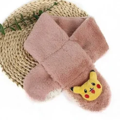Pkm.store Herbst & Winter-Pokemon Pikachu Flauschiger Winterschal Fur Kinder