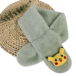 Pkm.store Herbst & Winter-Pokemon Pikachu Flauschiger Winterschal Fur Kinder