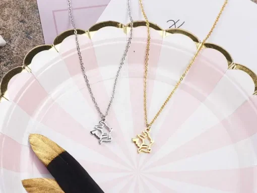 Pkm.store Pokemon Schmuck-Pokemon Pikachu Halskette Gold Oder Silber