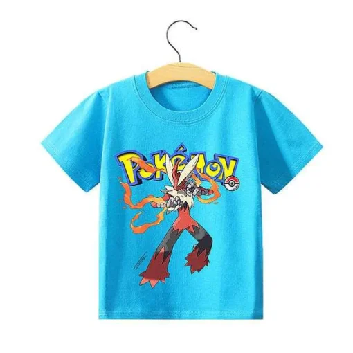 Pkm.store Sommer-Pokemon Pikachu Kinder Sommer T-Shirts In Vielen Motiven Und Grosen