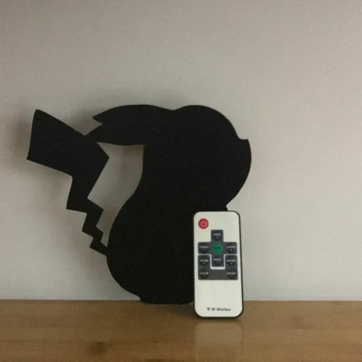 Pkm.store Pokemon Lampen & Nachtlichter-Pokemon Pikachu Lampe - Schatten Wandlampe