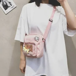 Pkm.store Rucksäcke & Taschen-Pokemon Pikachu Messenger Bag Mit Transparenter Front