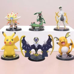 Pkm.store Pokemon Figuren-Pokemon Pikachu Mewtu U. A. Figuren Sets Mit Je 6 Pokemon