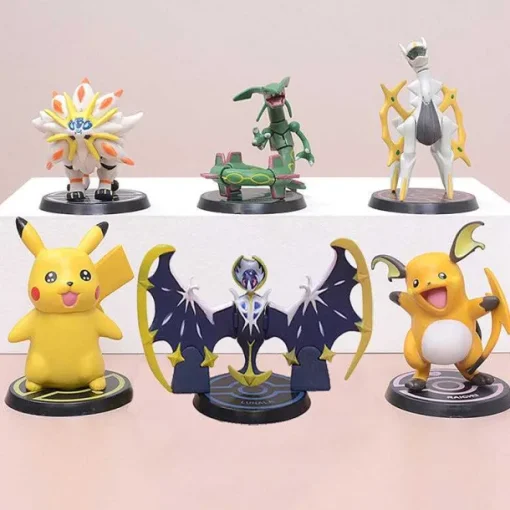 Pkm.store Pokemon Figuren-Pokemon Pikachu Mewtu U. A. Figuren Sets Mit Je 6 Pokemon