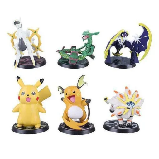 Pkm.store Pokemon Figuren-Pokemon Pikachu Mewtu U. A. Figuren Sets Mit Je 6 Pokemon