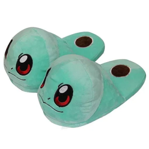 Pkm.store Herbst & Winter-Pokemon Pikachu, Nachtara Oder Relaxo Flauschige Hausschuhe
