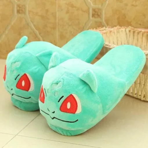 Pkm.store Herbst & Winter-Pokemon Pikachu, Nachtara Oder Relaxo Flauschige Hausschuhe
