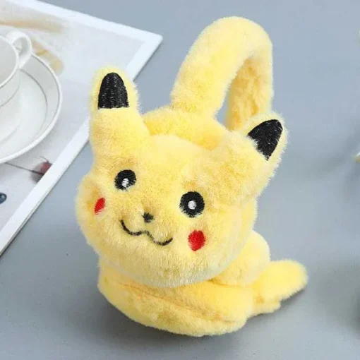 Pkm.store Herbst & Winter-Pokemon Pikachu Ohrenschutzer Warmer Fur Kinder