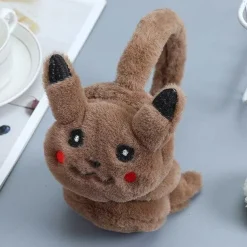Pkm.store Herbst & Winter-Pokemon Pikachu Ohrenschutzer Warmer Fur Kinder