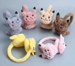 Pkm.store Herbst & Winter-Pokemon Pikachu Ohrenschutzer Warmer Fur Kinder