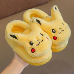 Pkm.store Herbst & Winter-Pokemon Pikachu Pluschige Kinder Hausschuhe