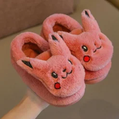 Pkm.store Herbst & Winter-Pokemon Pikachu Pluschige Kinder Hausschuhe