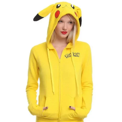 Pkm.store Herbst & Winter-Pokemon Pikachu Pullover Sweater Jacke