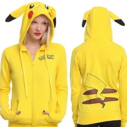 Pkm.store Herbst & Winter-Pokemon Pikachu Pullover Sweater Jacke