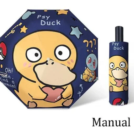 Pkm.store Sonstiges Merchandise-Pokemon Pikachu Regenschirme (Manuell Oder Automatik)