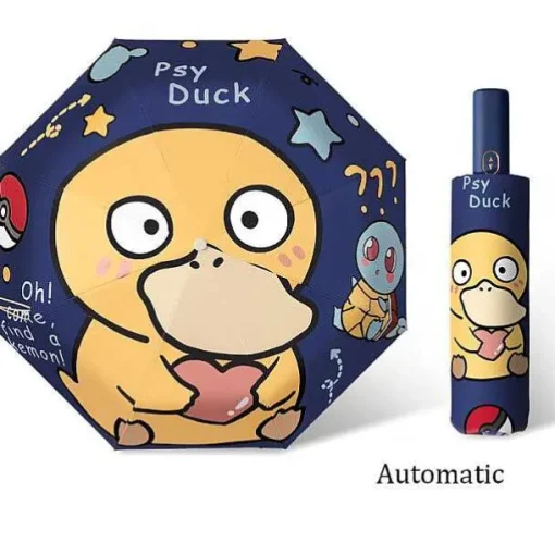 Pkm.store Sonstiges Merchandise-Pokemon Pikachu Regenschirme (Manuell Oder Automatik)