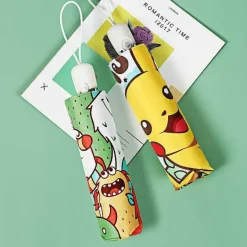 Pkm.store Sonstiges Merchandise-Pokemon Pikachu Regenschirme (Manuell Oder Automatik)