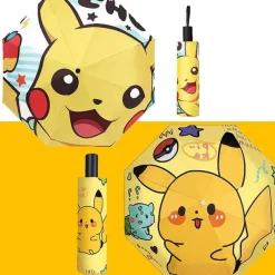 Pkm.store Sonstiges Merchandise-Pokemon Pikachu Regenschirme (Manuell Oder Automatik)
