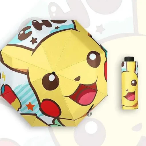 Pkm.store Sonstiges Merchandise-Pokemon Pikachu Regenschirme (Manuell Oder Automatik)
